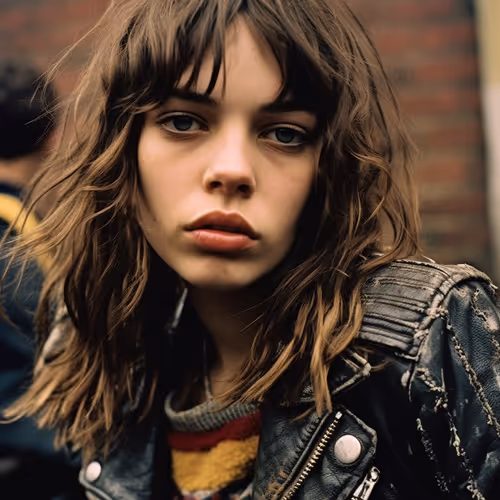 AI 70s London Punk Scene