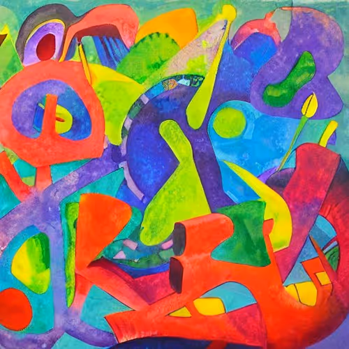 AI Abstract Art by MathemArt