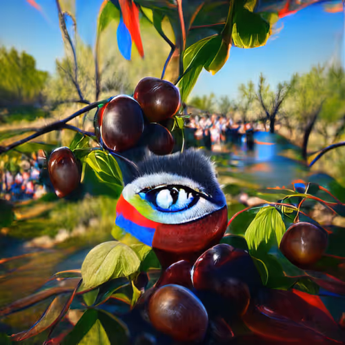 AI degenerate art official 2022