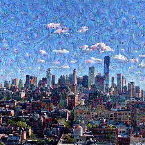 Artificial Intelligence dreams of New York City