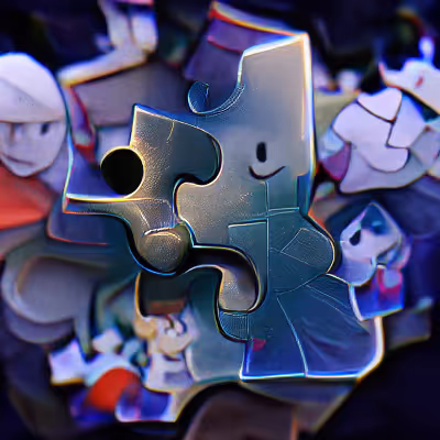 Ai Generated Puzzle Pieces