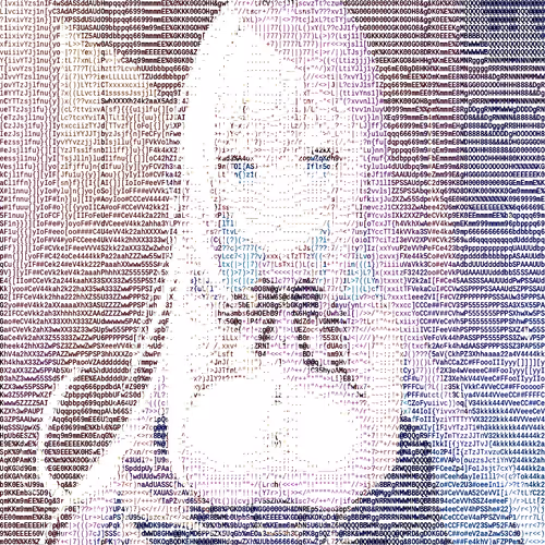 AI Girl and Full Color ASCII Art