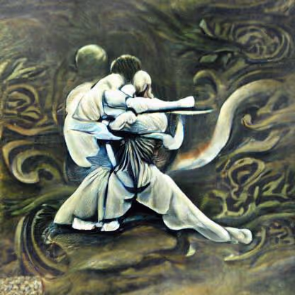 AI interpretation of Martial Arts