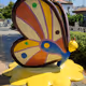 AI reimaining of a Butterfly sculpture