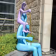 AI reimaining of public art statue at "Ben Gurion" airport