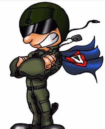 airman in the sky