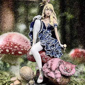 Alice and Cheshire