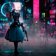 alice in wonderland cyberpunk