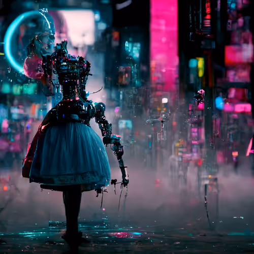 alice in wonderland cyberpunk