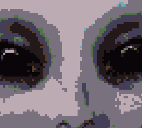 Pixel Alien Eyes