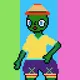 Funny Alien girl