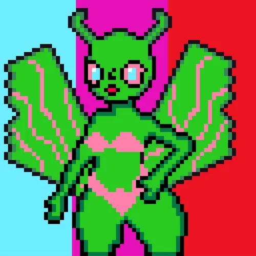 Funny Alien girl