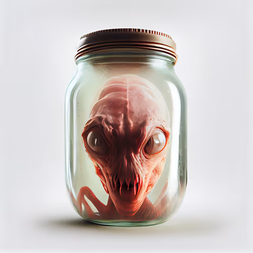 alien in jar test 2 - old