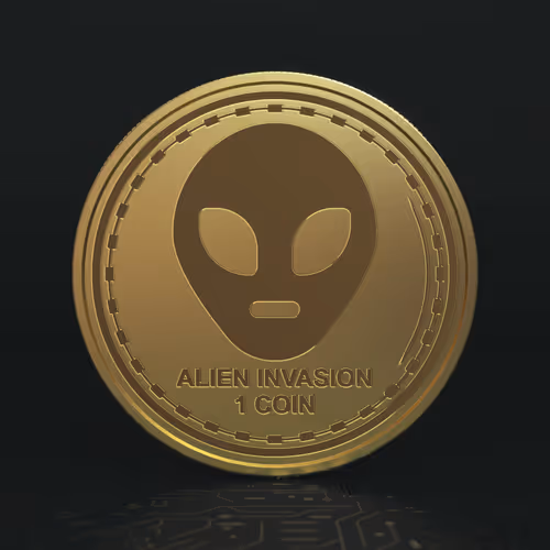 ALIEN INVASION Coin - old