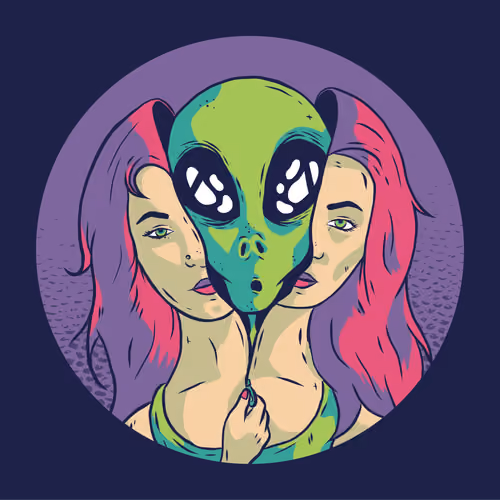 Aliens in art