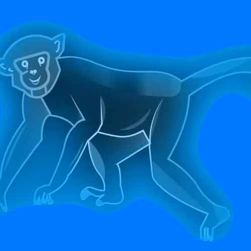 All Blue monky