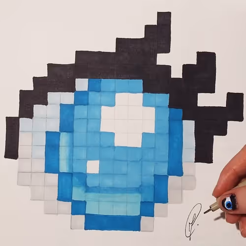 All-Seeing Pixel Artpieces