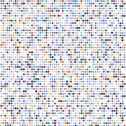 All the cryptocoins in the world