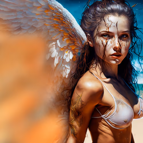 all neon angel