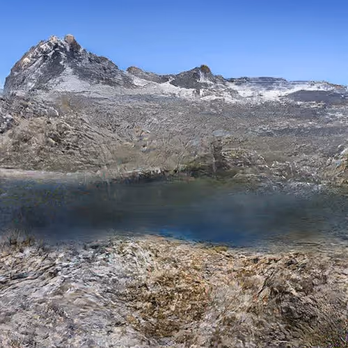 Nature: rock, water - old