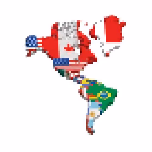 America Mundo Pixelado