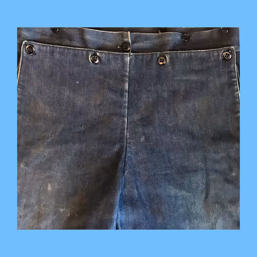 $AMISH Wool Lined Denim Pants