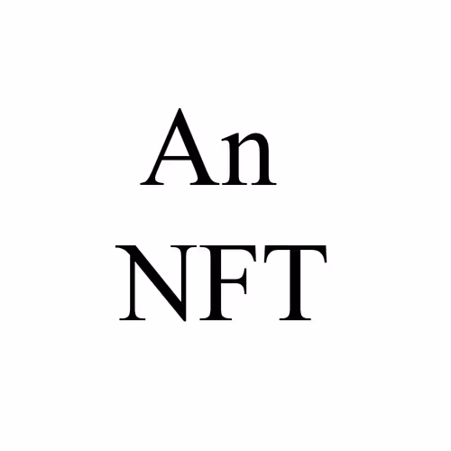 An NFT. - old