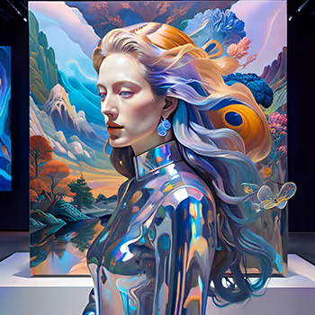 Andy Corah "Synthetiquity: A Tale of Art and Algorithms" six piece ai collection