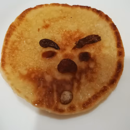 Angry pancakes.
