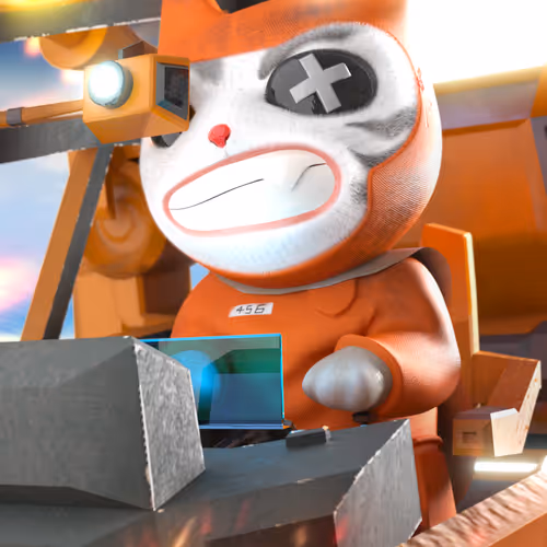 Angry cat in multiverse - old
