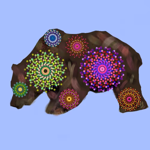 animal pattern life - old