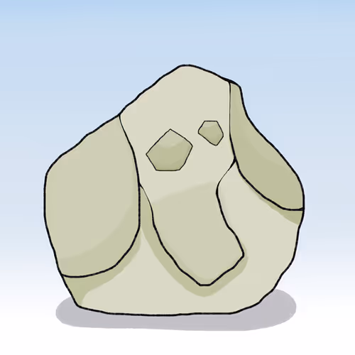 animal stones - old