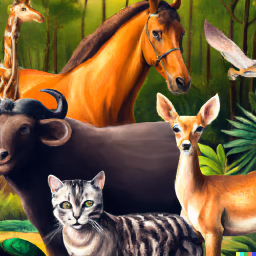 Animals in Jungle