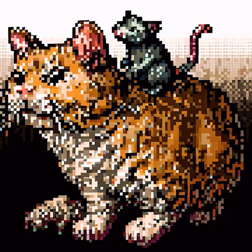 Animals ride together