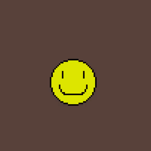 animated pixel faces