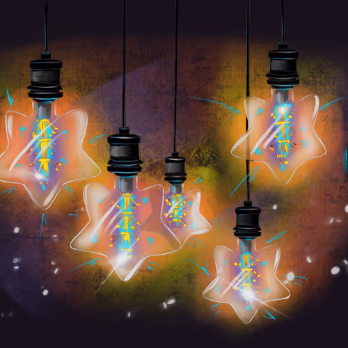 Animation with beautiful light)