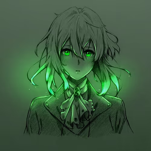 Anime drawing art (painting)