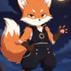 Anime Fox Cool