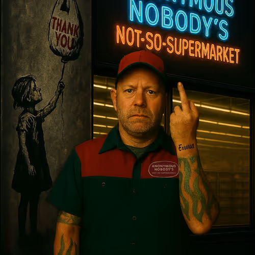 Anonymous Nobody’s Not-So-Supermarket Sale Rack