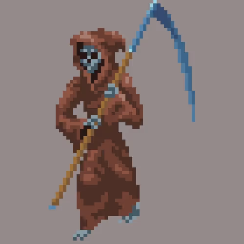 Skeleton Pixal Art
