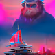 Ape Painting Art