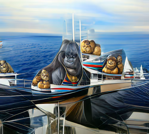 Ape yacht club AI