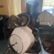 a pile of dishes - old