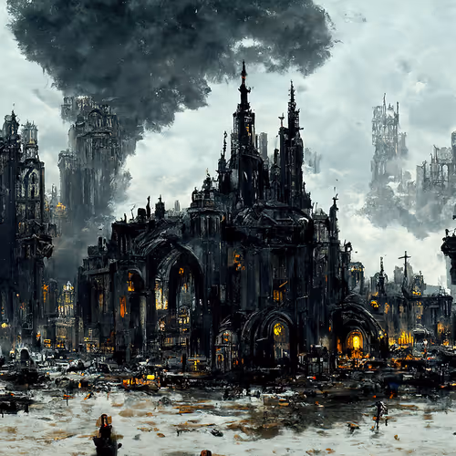 Apocalypse of beautiful world