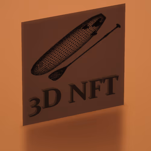 AQUA Metaverse 3D Paddleboard models limited edition collection - polygon