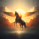 Archangel on a horse