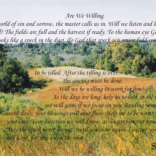 Are We Willing