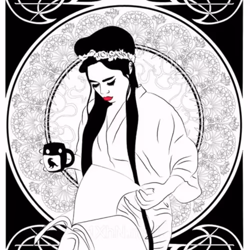 Art Abstract Drawing - Painting & Sketch NFT