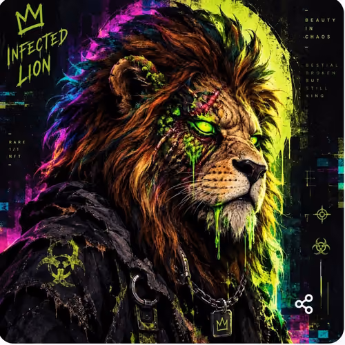 Infected Lion