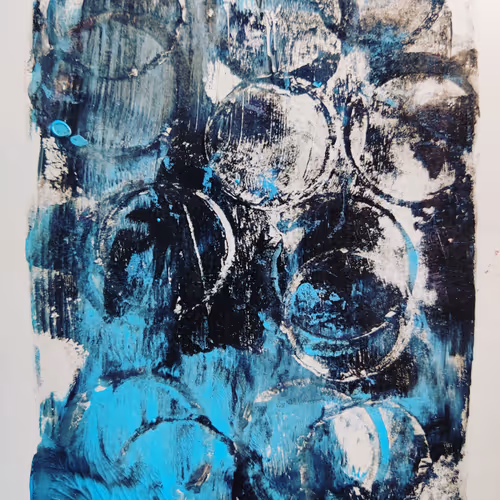 pages from an art book - old